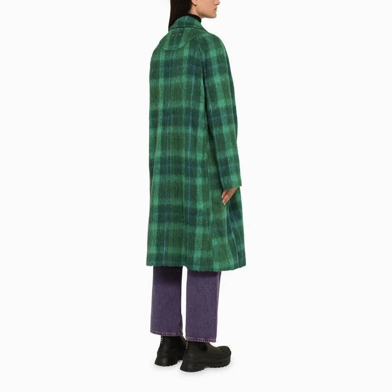 Andersson Bell Green/blue check coat 4