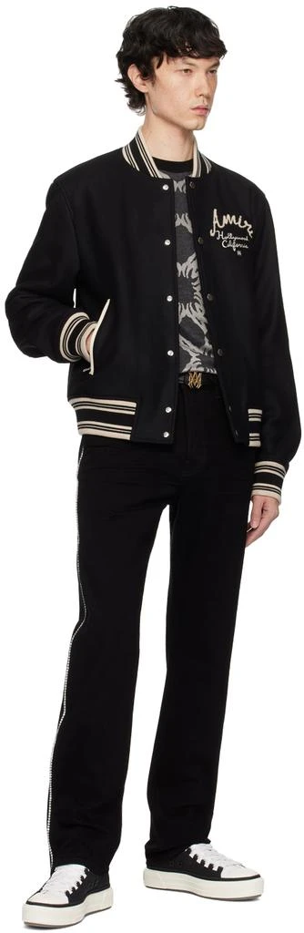AMIRI Black 'AMIRI Hollywood' Bomber Jacket 4