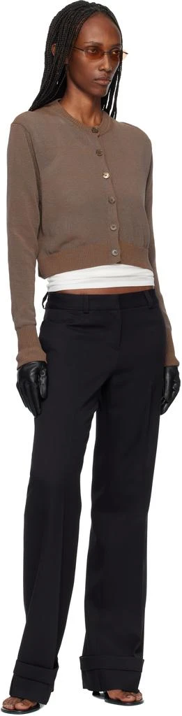 Our Legacy Brown Micro Cardigan 4