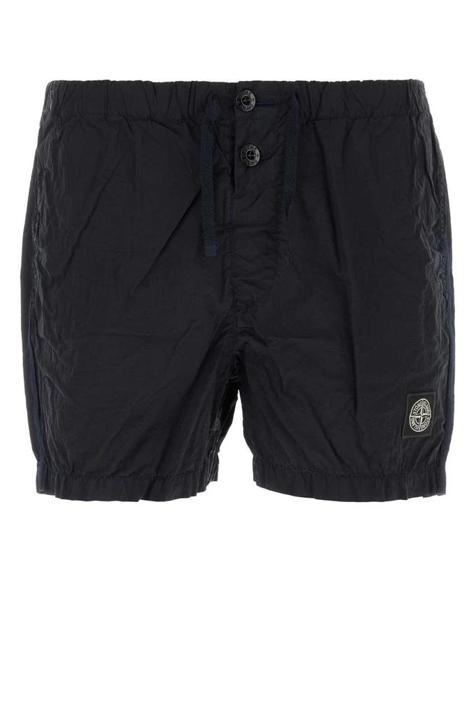 Stone Island Stone Island Logo-Patch Swim Shorts 1