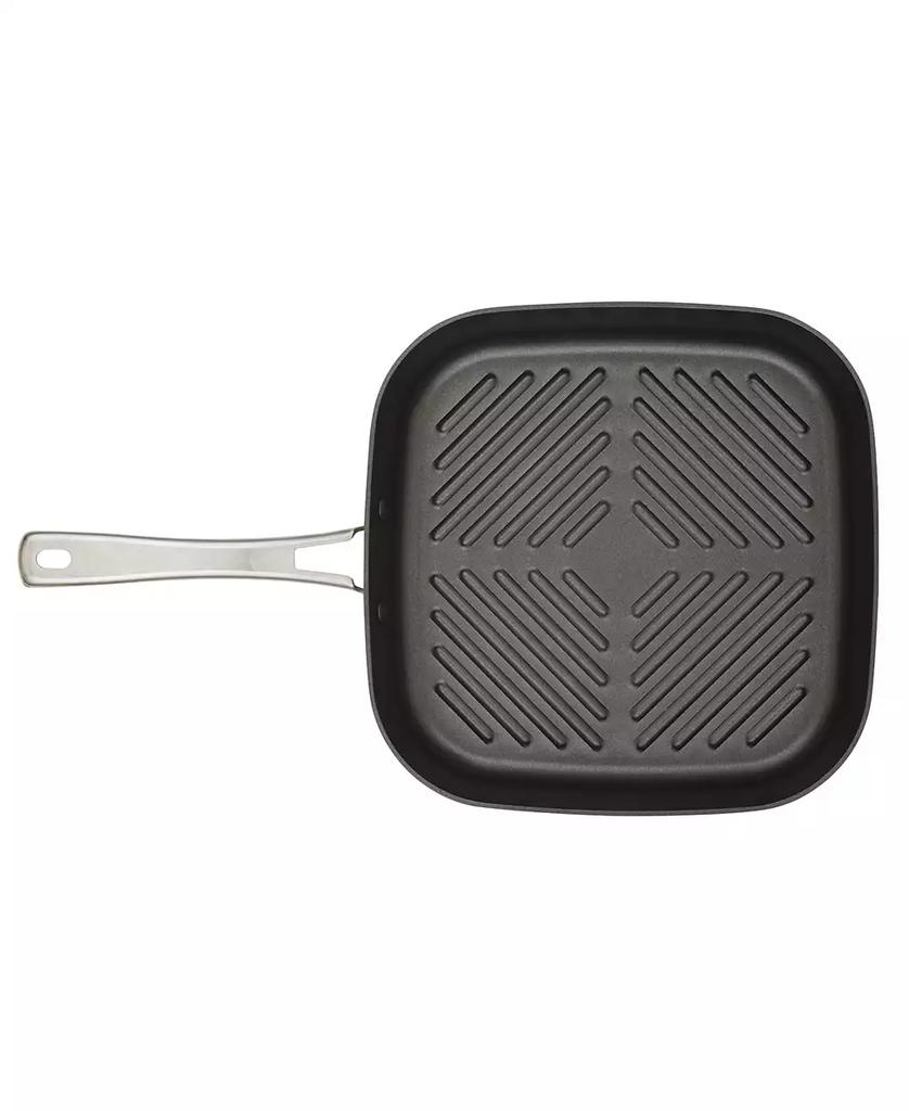 Rachael Ray Cook + Create Hard Anodized Nonstick Deep Grill Pan, 11"