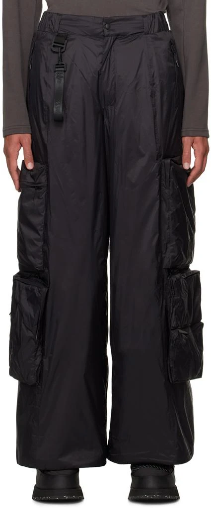 RAINS Black Vardo Cargo Pants 1