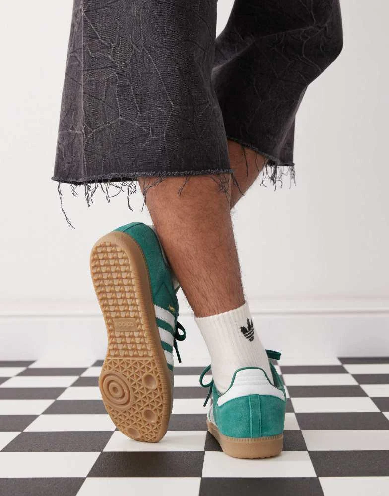 adidas gazelle silver green womens adidas Samba Og Sneaker (Cloud White/Legacy Teal/Wonder White
