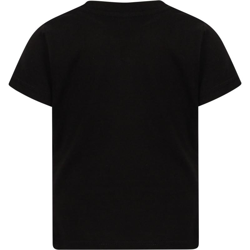 Kid Dangerous Bulldog print logo t shirt in black