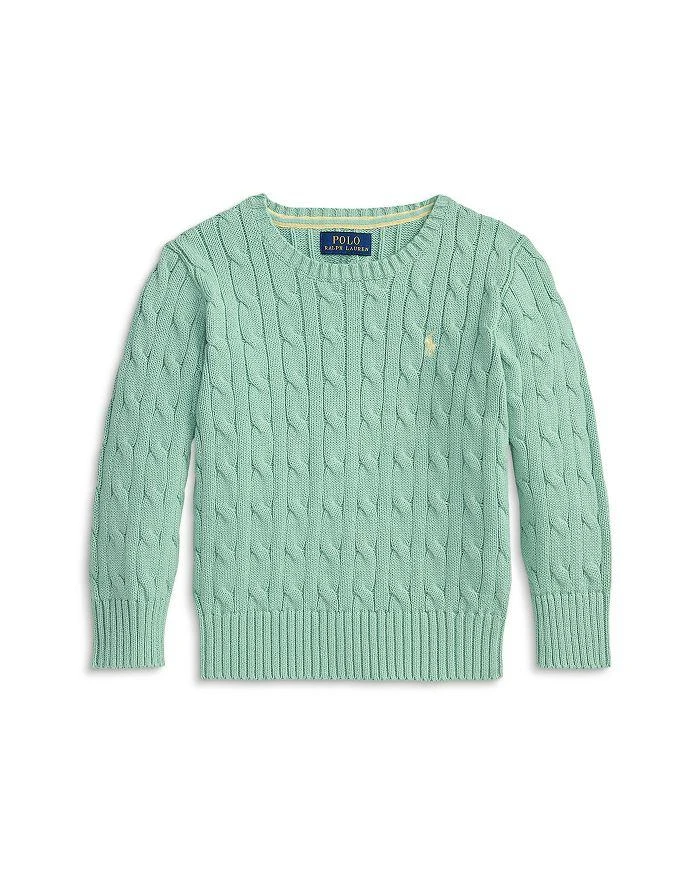 Ralph Lauren Boys
 Cable Knit Cotton Sweater - Little Kid