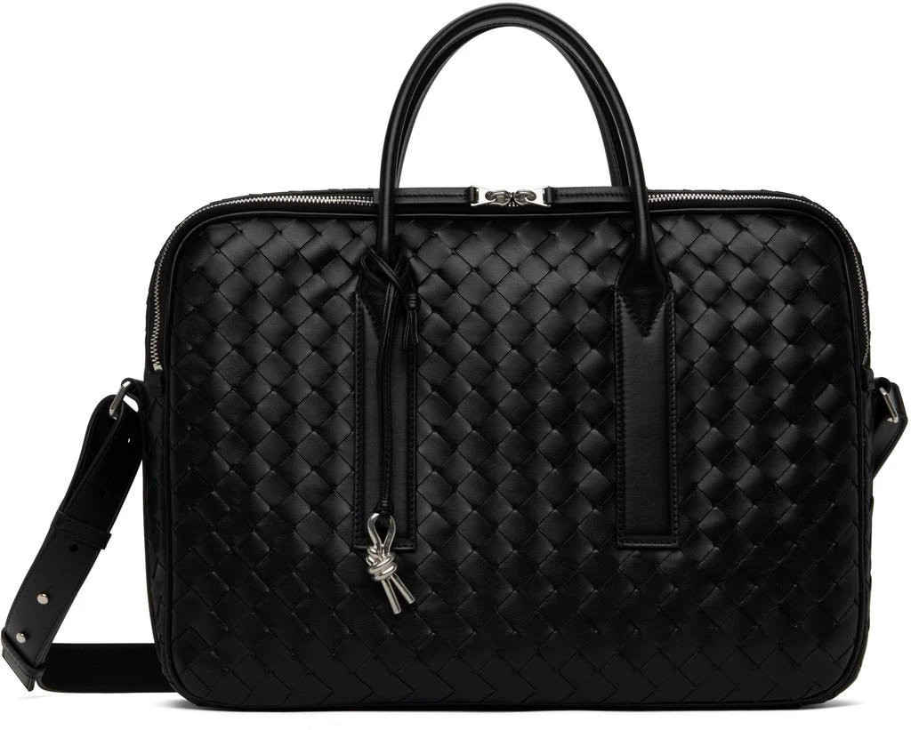 Bottega Veneta Black Getaway Briefcase 1