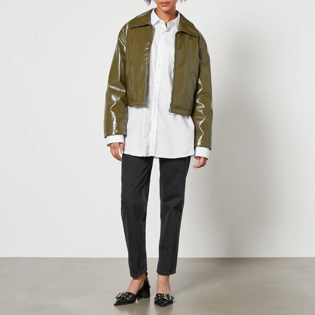 Jakke Naomi Cropped Padded Faux Leather Jacket 3