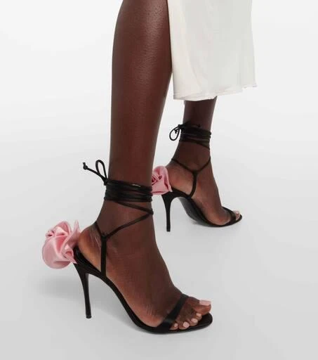 Magda Butrym Floral-appliqué sandals 7