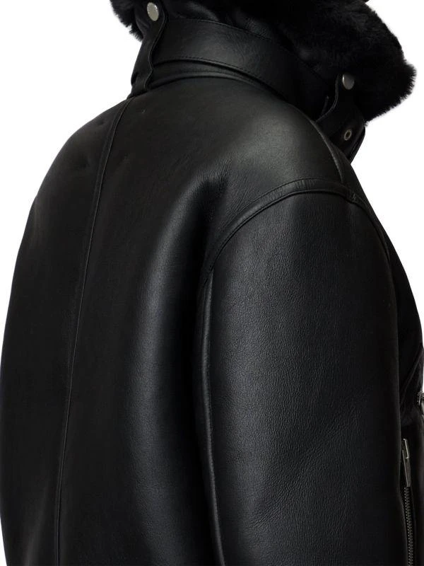The Arrivals Moya Leather & Shearling Moto Jacket 2
