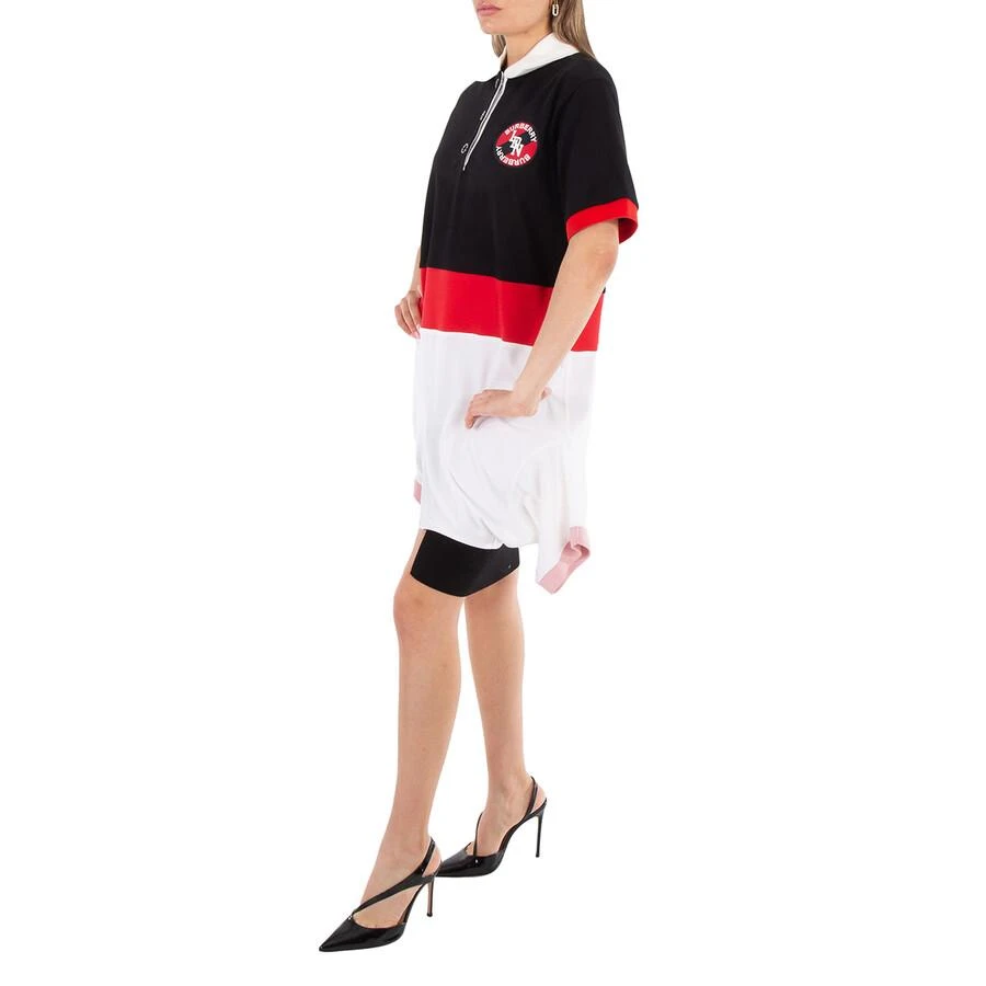 Burberry Burberry Striped Cotton Reconstructed Polo Shirt Dress, Size Small 3