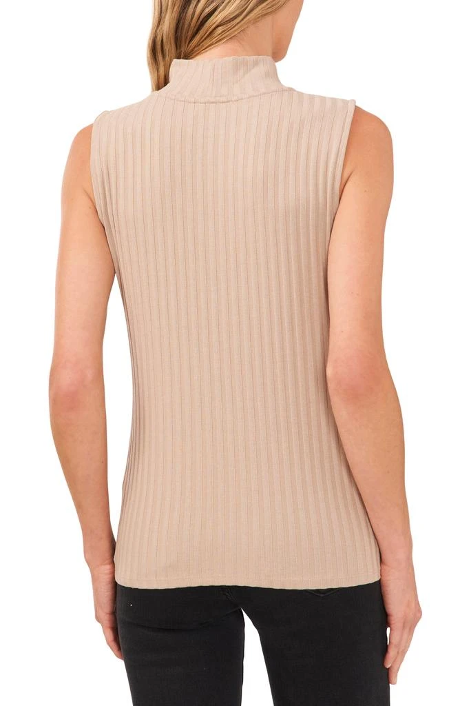 CeCe Mock Neck Rib Tank 2