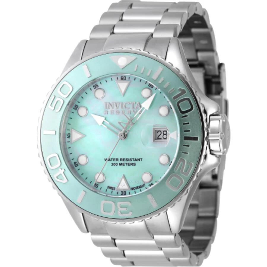 Invicta Reserve Grand Diver Quartz Turquoise Dial Men's Watch 47210 1