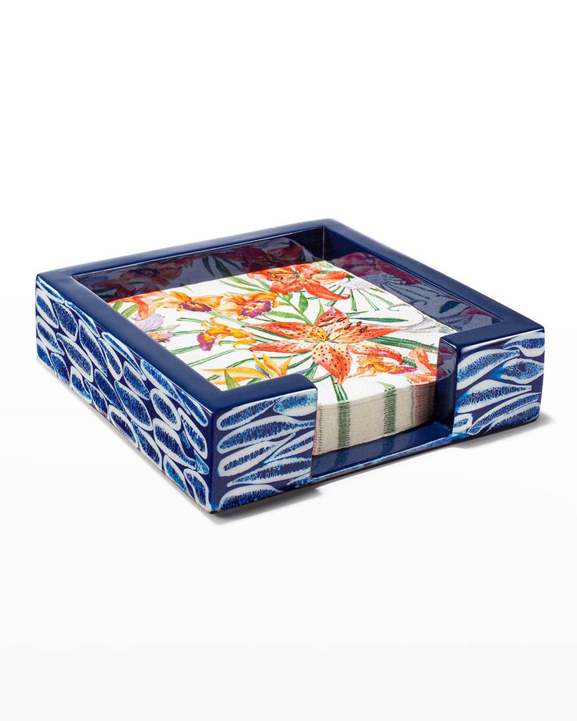LADORADA Blue Almendro Dinner Napkin Holder