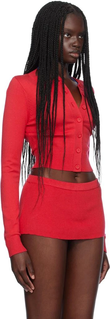 Frankies Bikinis Red Danny Cloud Cardigan 2