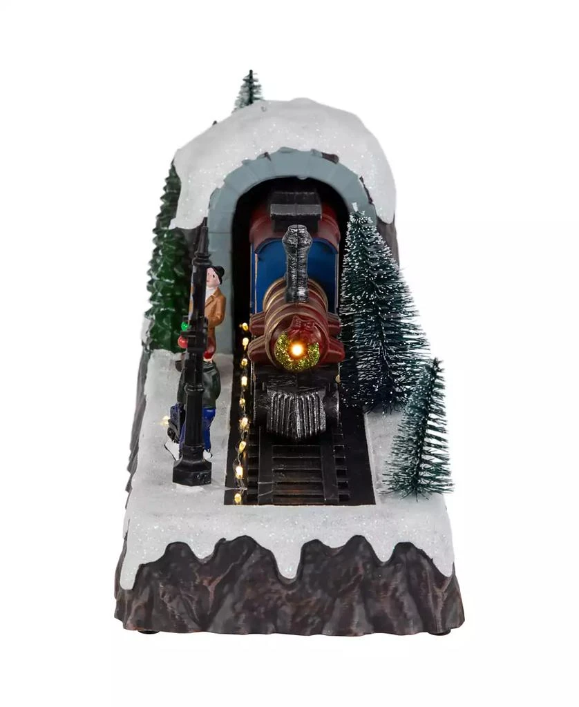 Northlight Lighted and Musical Christmas Village Train Display 20.25" 6