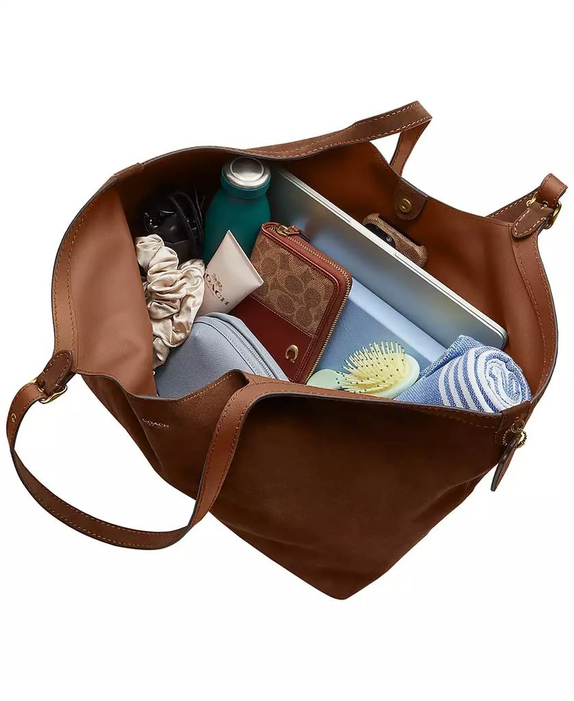 Coach Suede Gramercy Tote 7