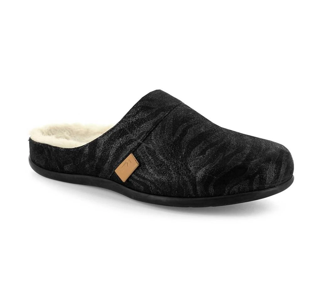 Strive Women's Vienna Mules In Black Zebrine 1