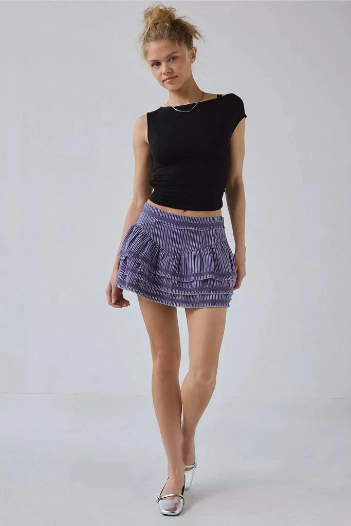 Kimchi Blue Kimchi Blue Jo Cotton Ruffle Mini Skirt 2