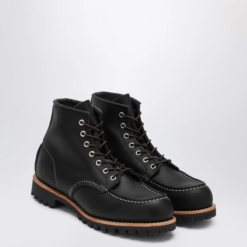Red Wing Roughneck Derby in Black Leather 2