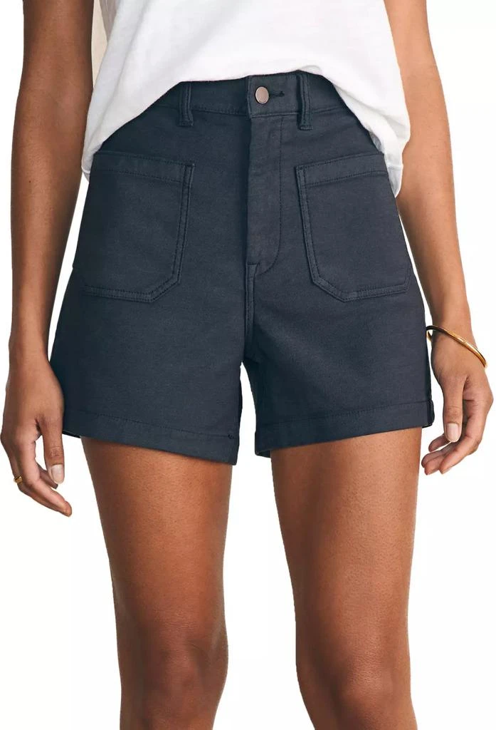 Faherty Faherty Women's Stretch Terry Patch Pocket Short 1