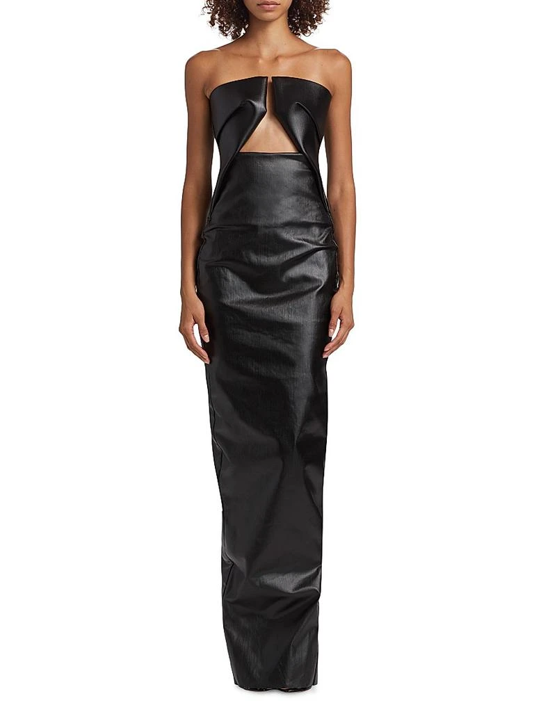 Rick Owens Coated Denim Prong Gown 3