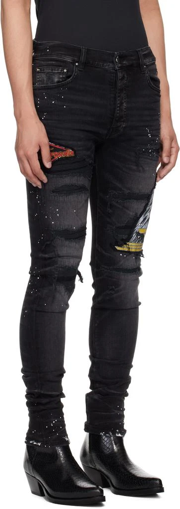 AMIRI Black MA Cement Thrasher Skinny Jeans 2
