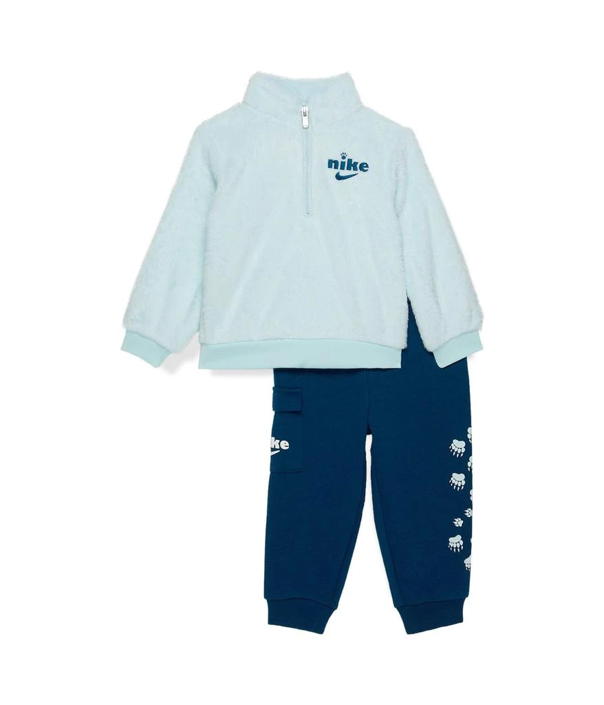 NIKE Track Pack Sherpa 1/2 Zip Set (Infant) 1