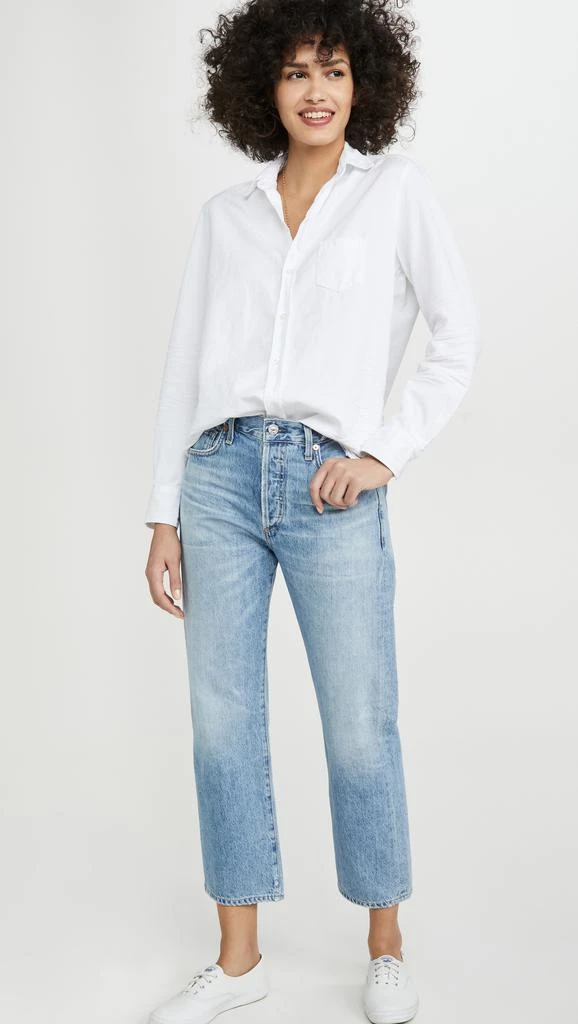 Frank & Eileen Eileen Tattered Denim Shirt 4