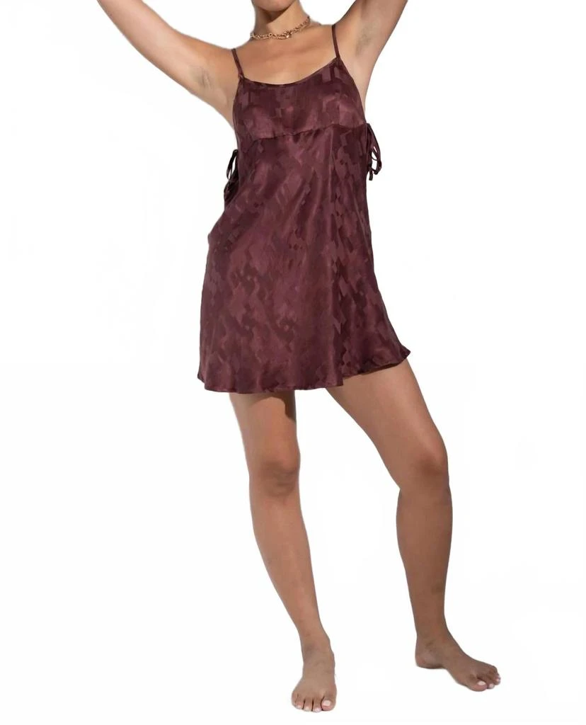 Idle Sleepwear Flirty Slip In Brown