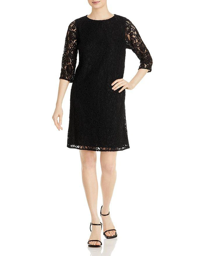 Caroline Rose Floral Lace Dress 3