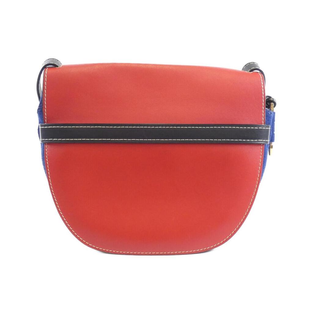 Loewe Color Royal blue Felt Leather Shoulder Bag (Pre-Owned)