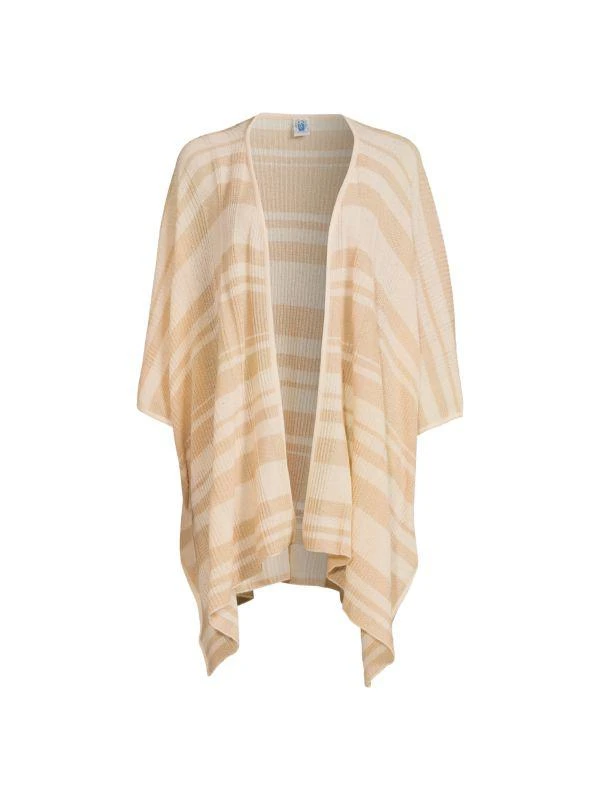 Portolano Striped Cashmere Ruana 3