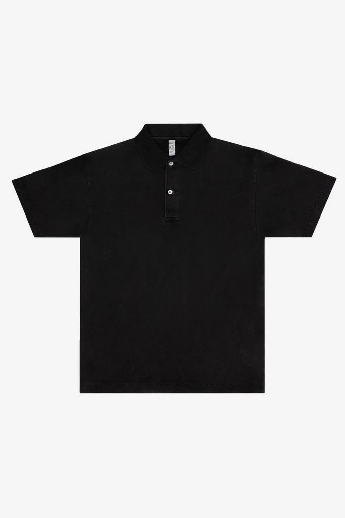 Los Angeles Apparel 18412GD - 18/1 Short Sleeve Polo T-Shirt 12