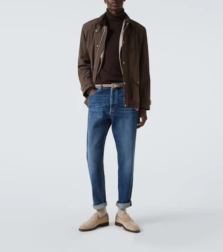 Brunello Cucinelli Suede penny loafers 2