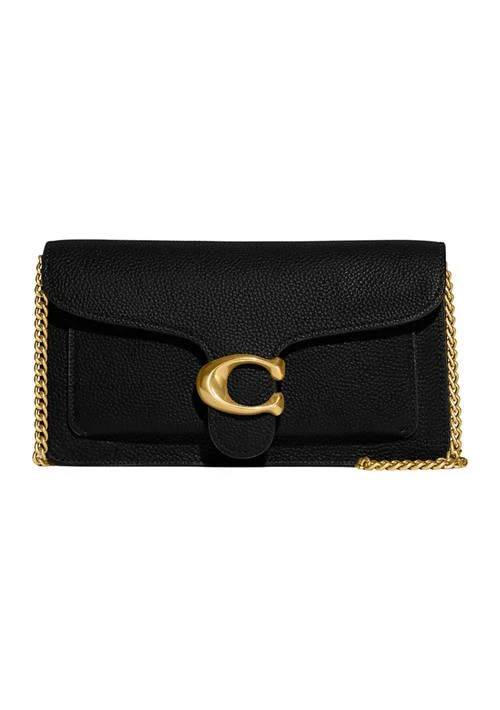 Coach Polished Pebble Tabby Chain Clutch 1