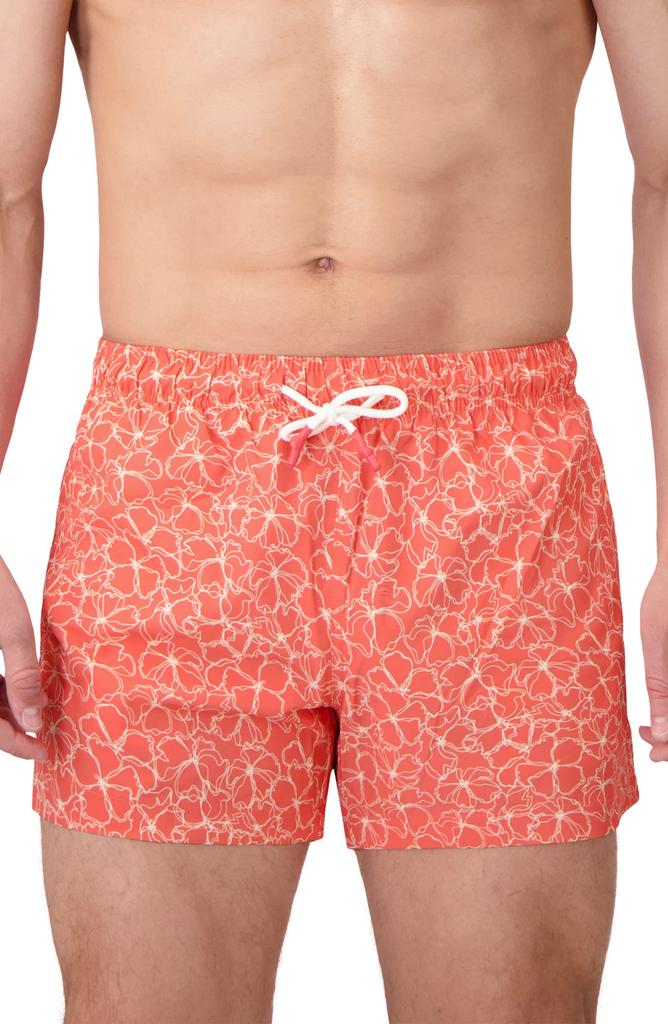 Sunset x Vine Floral Swim Trunks