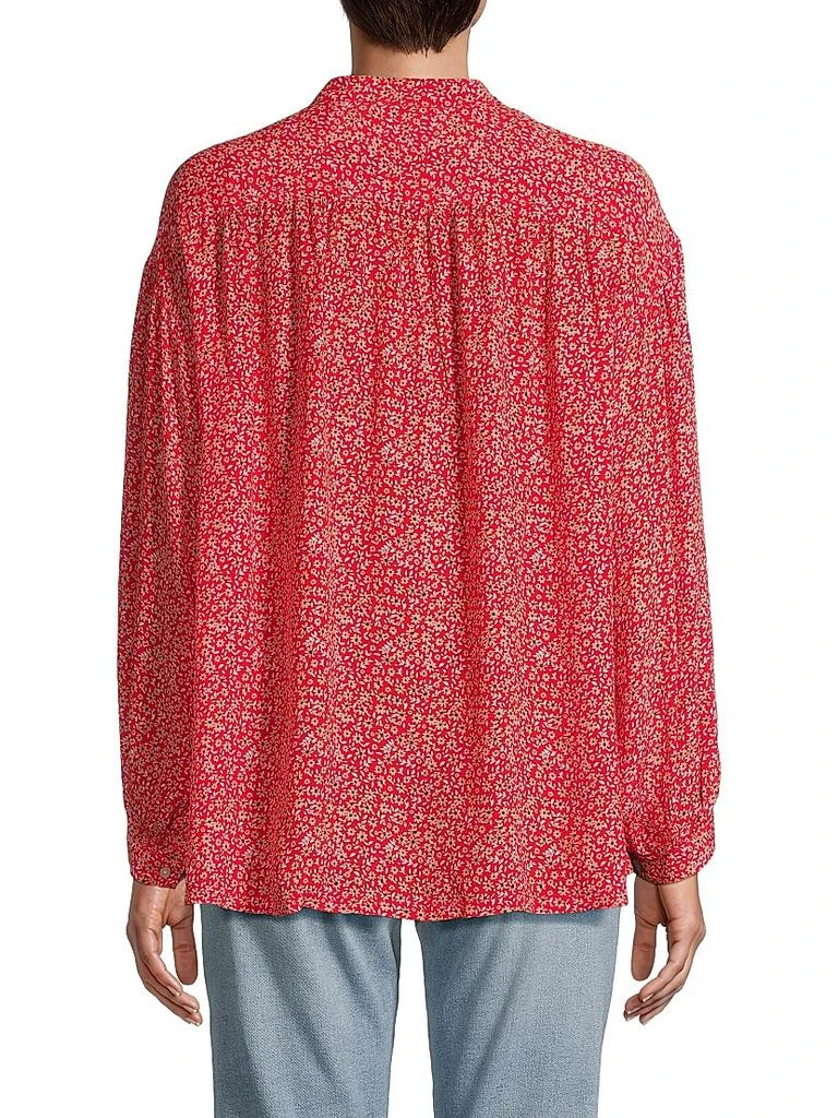 Birds of Paradis Lilly Floral Shirt 5