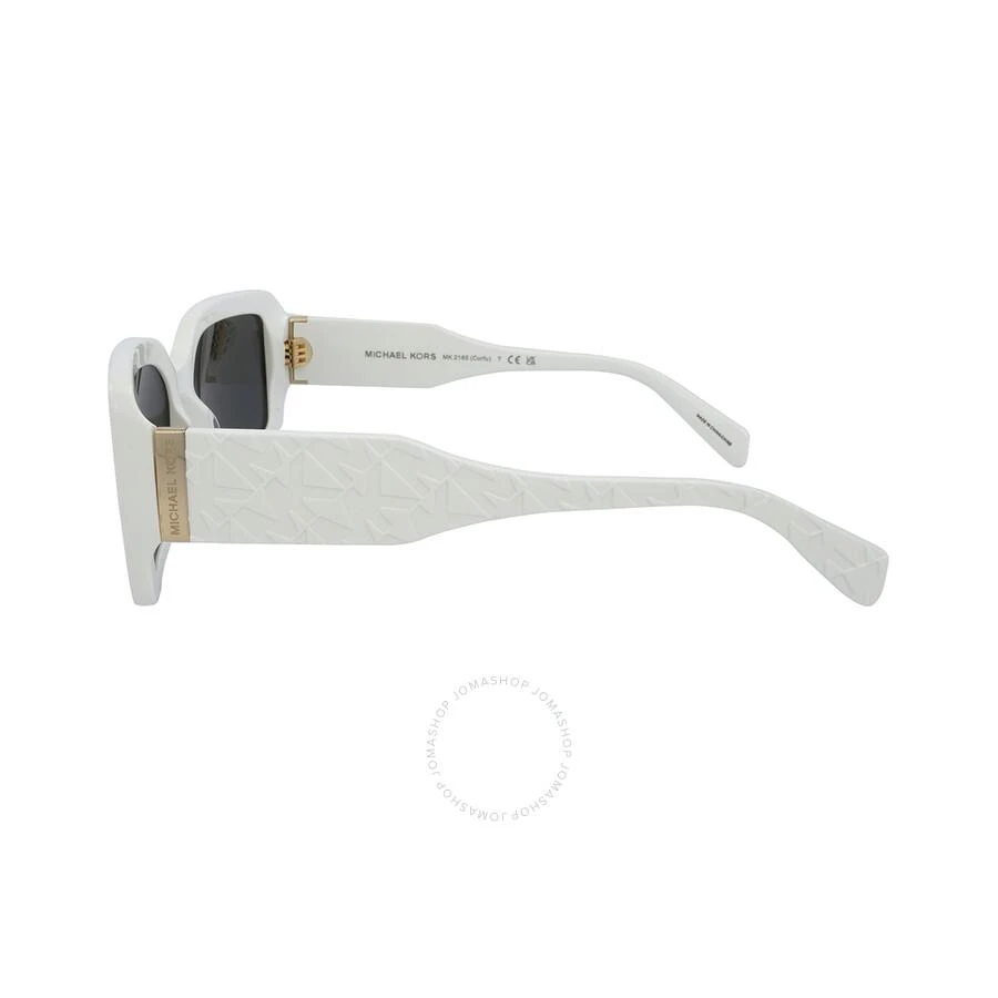 Michael Kors Corfu Dark Gray Solid Rectangular Ladies Sunglasses MK2165 310087 56 3