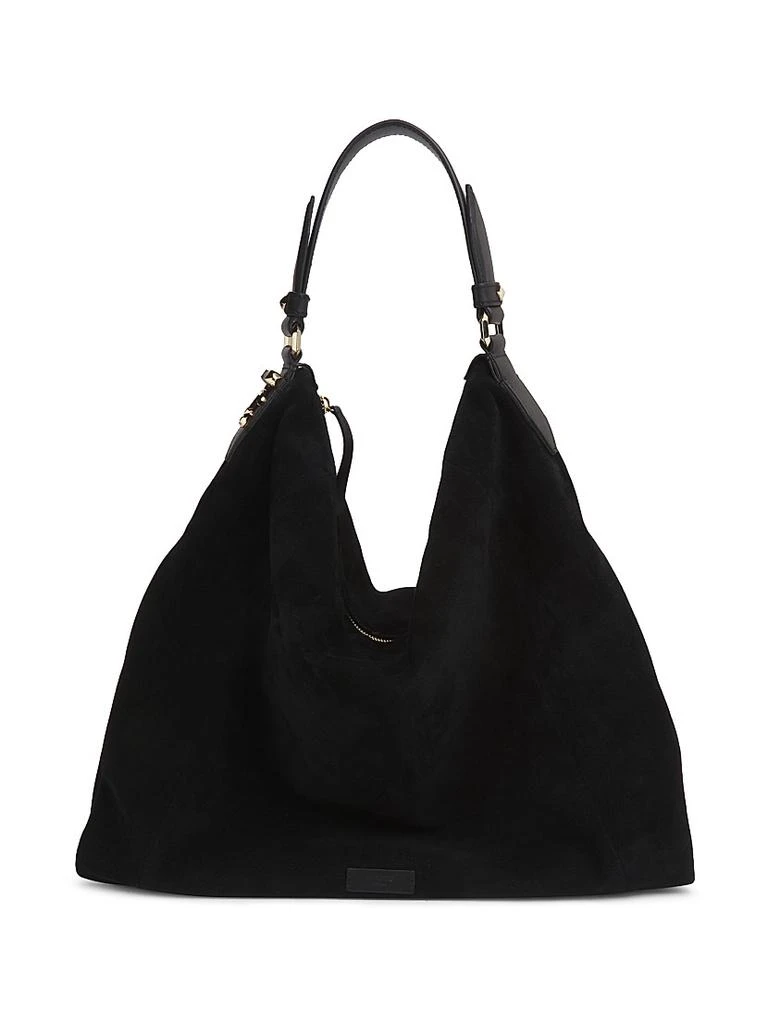 Jimmy Choo Ana Suede Hobo Bag 1