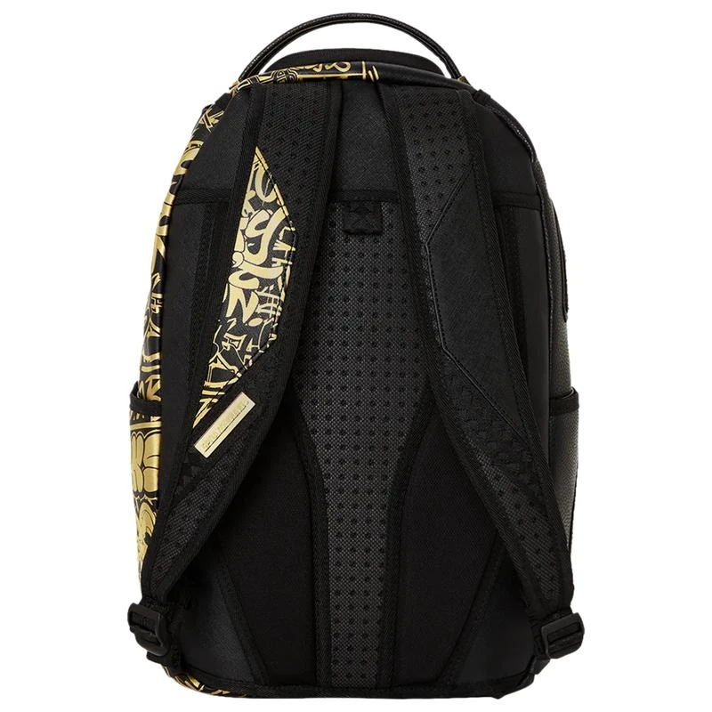 SprayGround Sprayground Gold Graff DLX Backpack - Adult 2