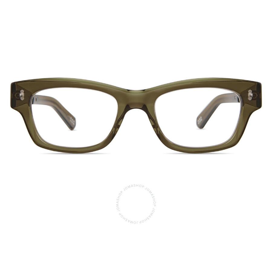 Mr. Leight ANTOINE C Demo Rectangular Men's Eyeglasses ML1042 LIMU-PLT 49