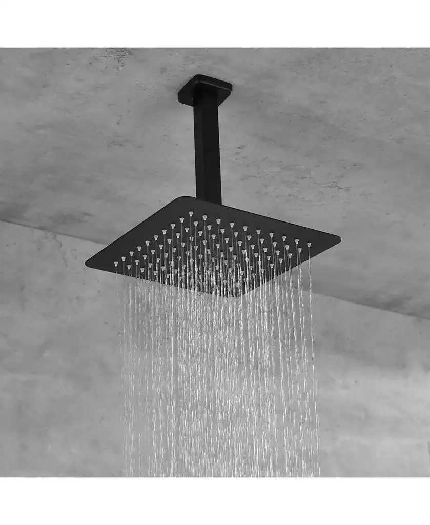 RAINSKEN Ceiling Mounted Shower System with Rain Shower Head and ...