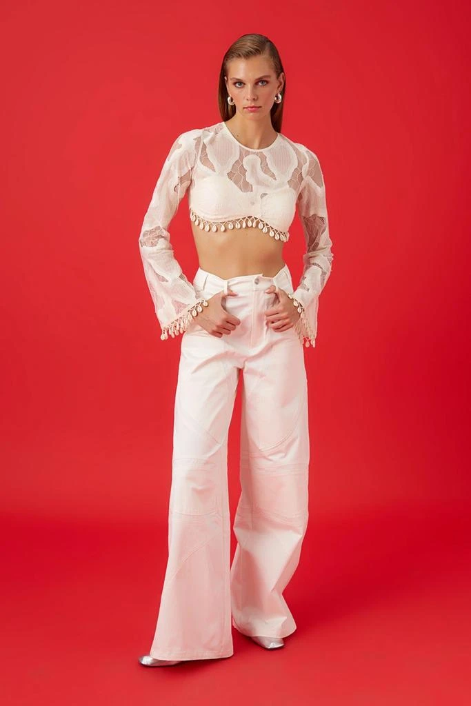 Nocturne Seashell Accessory Crop Top 1