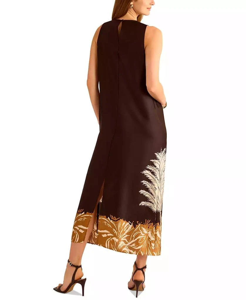 Vince Camuto Women's Sleeveless Back-Slit A-Line Dress 5