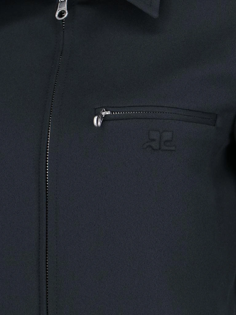 Courrèges Courrèges Zipped Twill Jacket 4