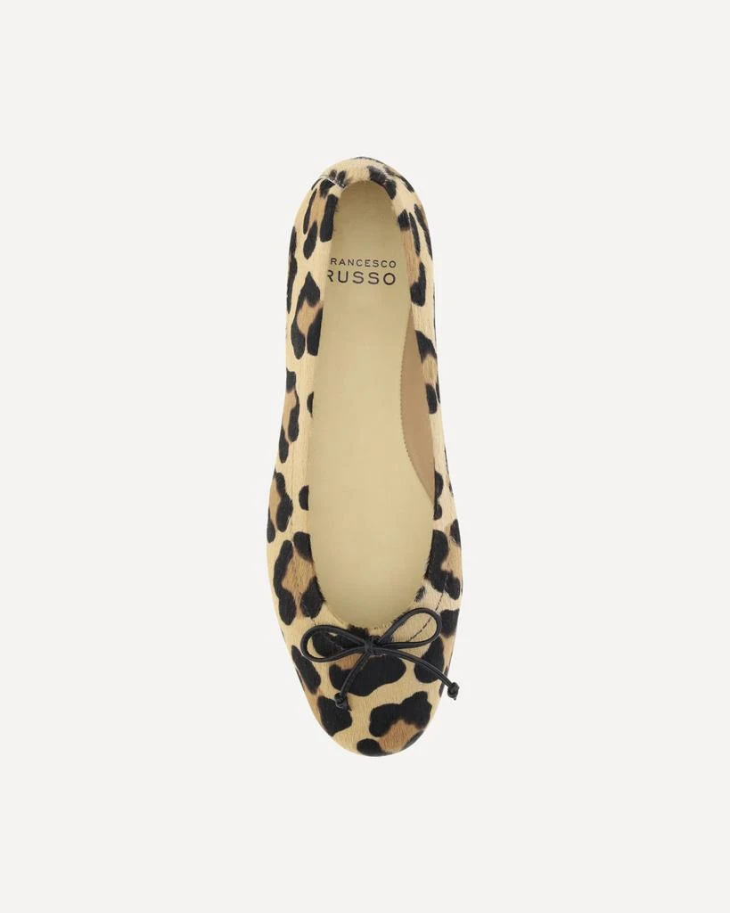 FRANCESCO RUSSO Leopard-print Ballerinas 6