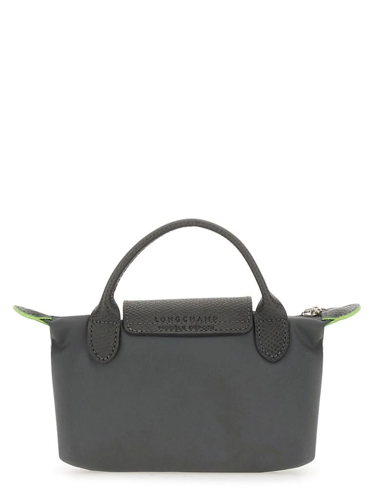 Longchamp LE PLIAGE GREEN GRAPHITE COLOURED CLUTCH BAG 4
