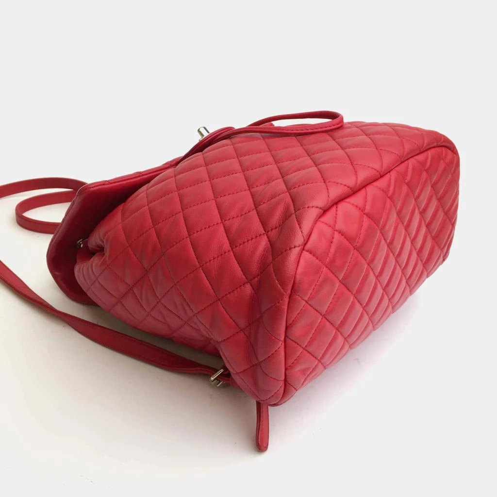Chanel Chanel Red Leather Small Urban Spirit Backpacks 16
