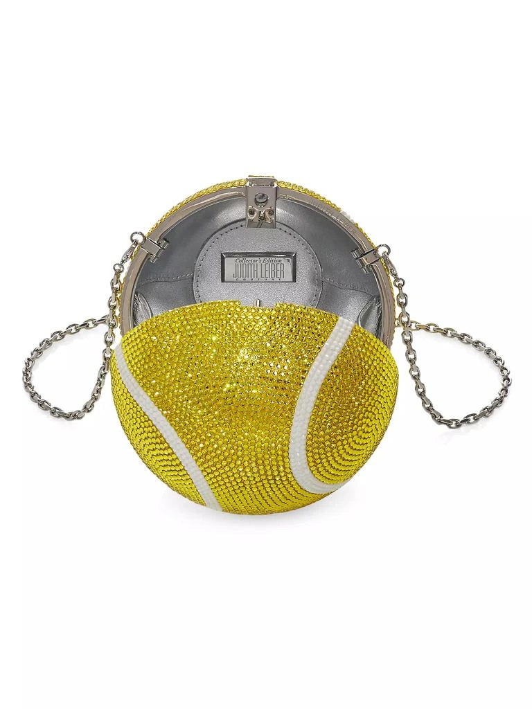 Judith Leiber Tennis Ball Crystal-Embellished Clutch 2