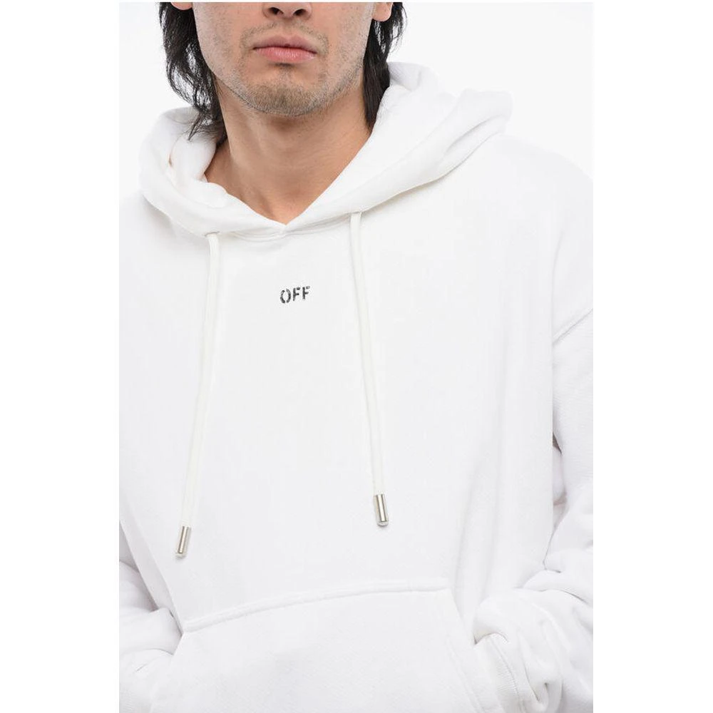 Off-White Off-White Brushed Cotton OFF Hoodie 3